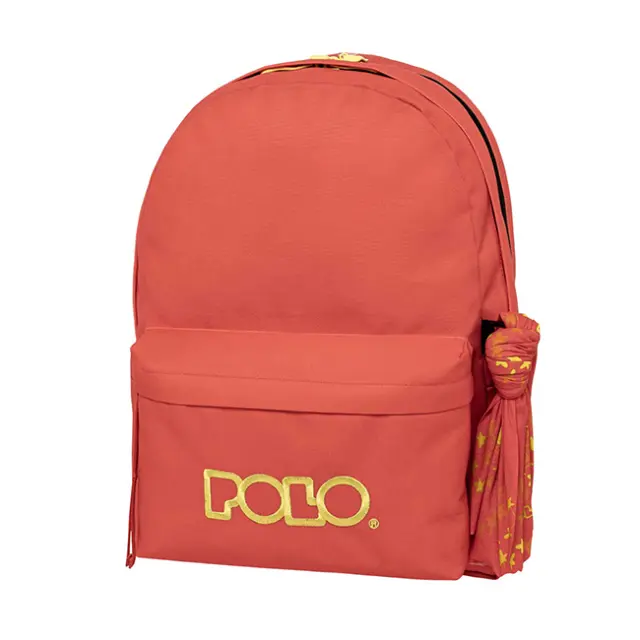 Polo Σακίδιο Πλάτης Original Double Scarf Κοραλί (901235-3671/2025)
