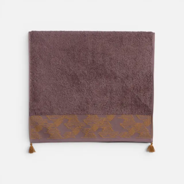 Πετσέτα Προσώπου Zeyn 50x90 Nef Nef Homeware, 100% BAMBAKI - BROWN (041238)