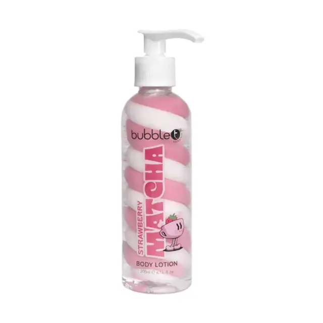 Bubble T Matcha Body Lotion 200ml Strawberry