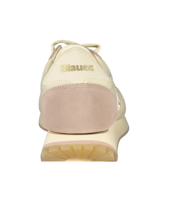 Blauer - Γυναικεία Sneakers S6MILLEN03NYS-CREAM Κρεμ 3