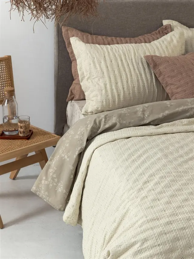 Κουβερλί Palamaiki Tot Microfibre Ivory King 240 x 260