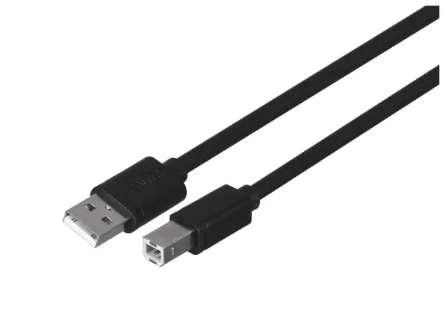 UNITEK Y-C420GBK USB cable USB 2.0 3 m USB A USB B Black
