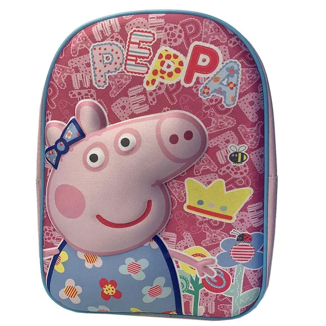 Σχολική Τσάντα Πλάτης Νηπίου 3D Peppa 3801030121867