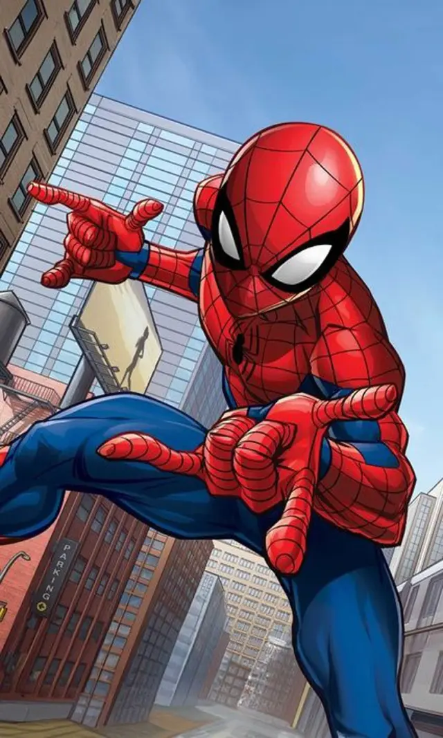 Πετσέτα Χεριών 30x50 Παιδική 320gsm Viopros Spiderman 40 Multicolor 100% βαμβακερό