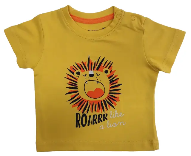 T-shirt Μπλουζάκι Lion Roarrr Venere Yellow 8010658 - 18 M (86cm)
