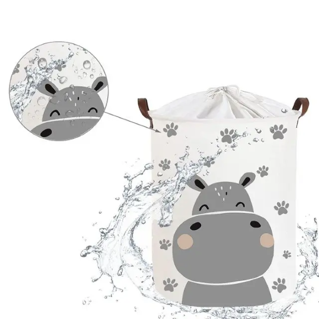 Sipo Πολυχρηστικό Καλάθι Με Κορδόνι Hippo 43L 3