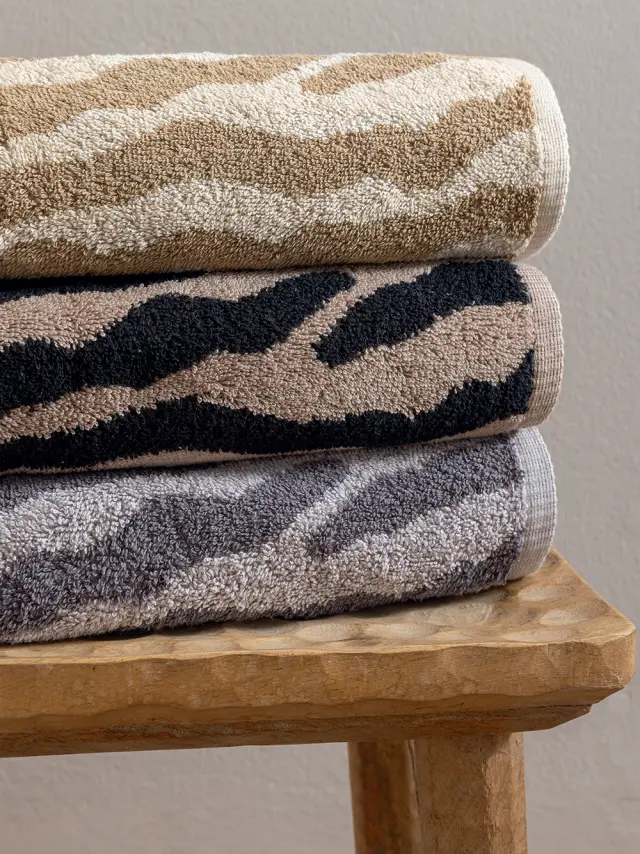 Palamaiki Πετσέτα Προσώπου Towels Collection 50x90 ZEB GREY 2