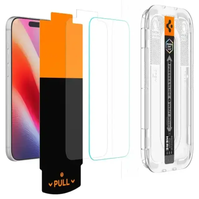 Spigen Glass tR EZ Fit Pro HD 2 Pack, transparency - iPhone 18 Pro Max/17 Pro Max/16 Pro Max 3