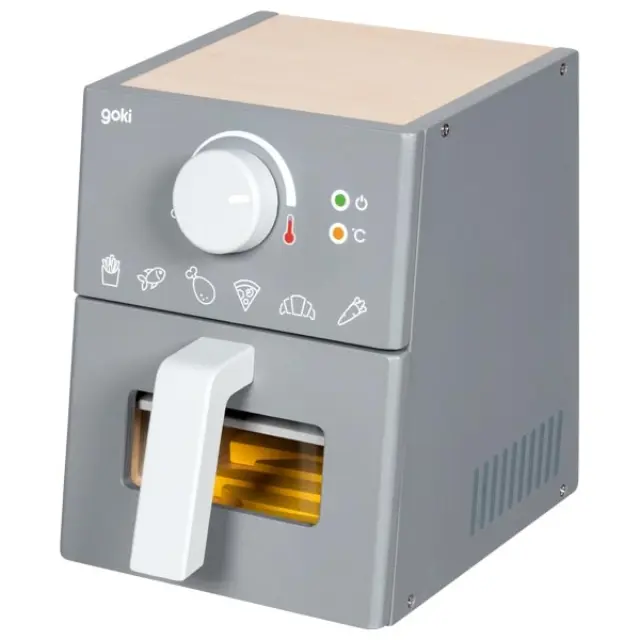 Goki Ξύλινο Airfryer με Αξεσουάρ Παιχνιδιού (3+ ετών) 51430 2