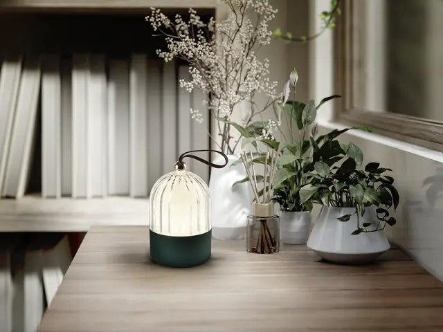 Chiqui 724692 – Φορητό Επιτραπέζιο Φωτιστικό LED 3W Πράσινο CCT 3000-4000K | Επαναφορτιζόμενο