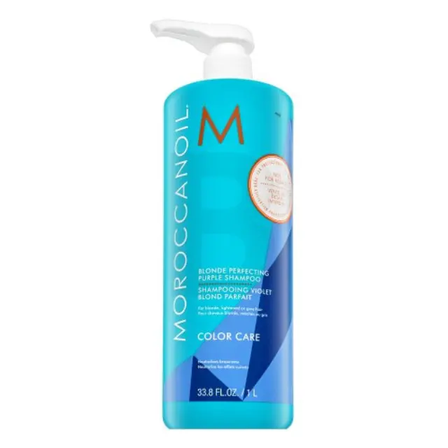 Moroccanoil Color Care Blonde Perfecting Purple Shampoo neutralising shampoo for blond hair 1000 ml