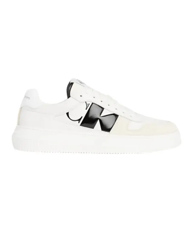Calvin Klein - Cupsole Lth Ανδρικά Chunky Sneakers YM0YM00897-01T Λευκό