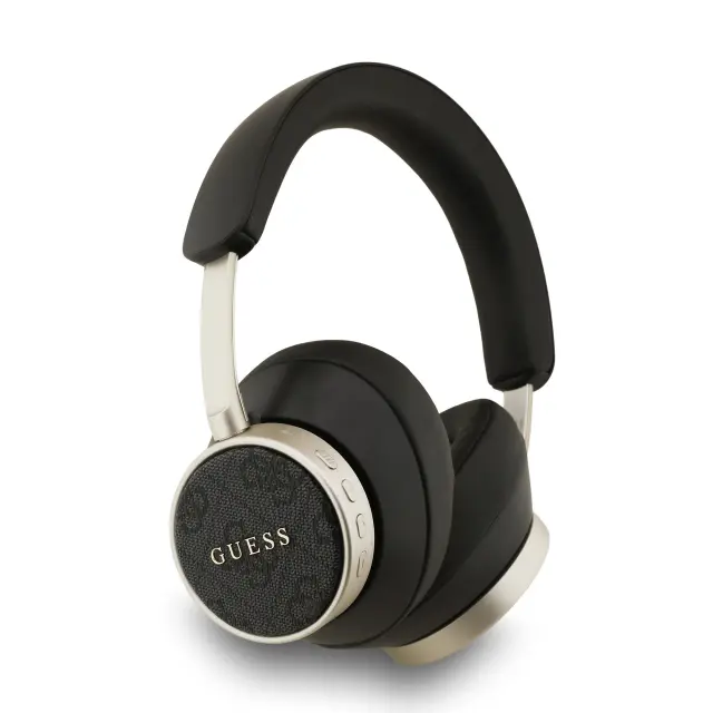 Guess PU Leather 4G Classic Logo ENC Wireless Headphone Black 3
