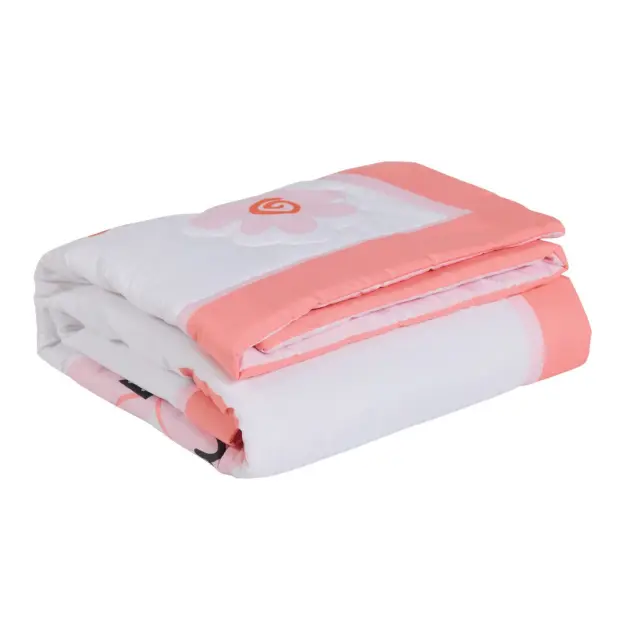 Κουβερλί Κούνιας 110x150 Fun Das Home 4936 Pink-White 100% Microfiber 3