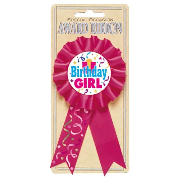 Κονκάρδα Birthday Girl Fabric / 8.1 x 15.2 εκ