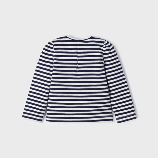 Baby 6 μηνών έως 4 ετών Μπλούζα μακρυμάνικη ECOFRIENDS εκρού-κόκκινο - 12M 3