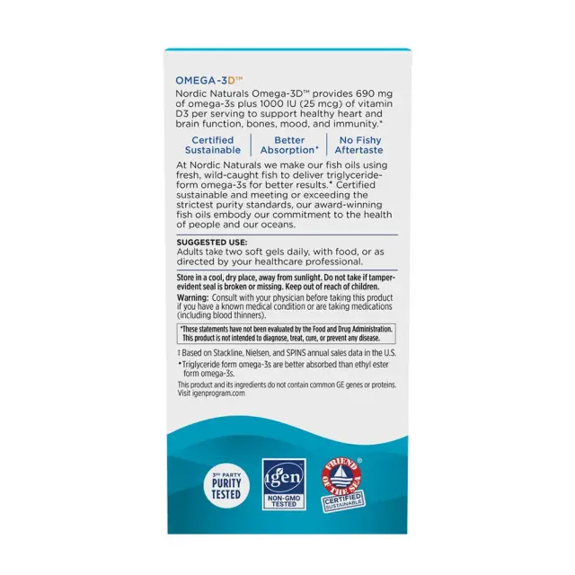 Nordic Naturals Omega-3D 3