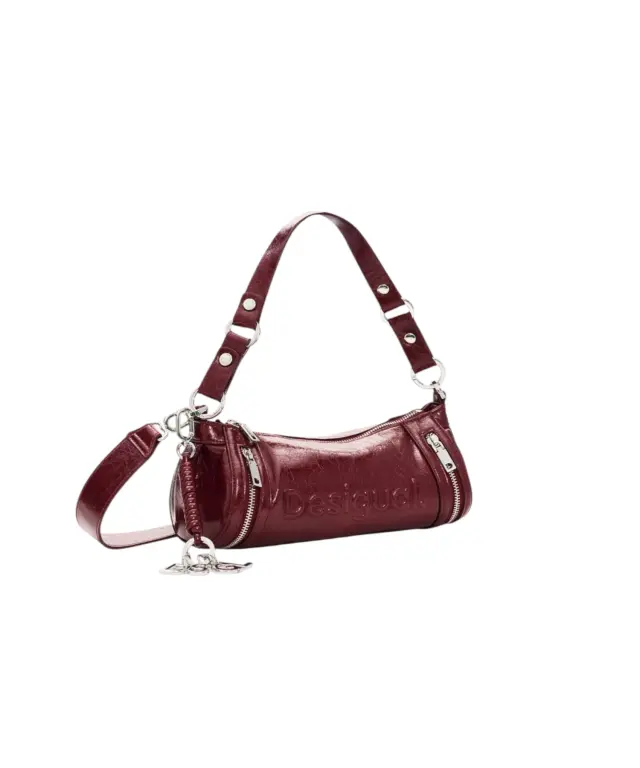 Desigual - Γυναικείο Τσαντάκι Ώμου / Χιαστί Zarauz 26WAXPA2-3032 Μπορντό 2