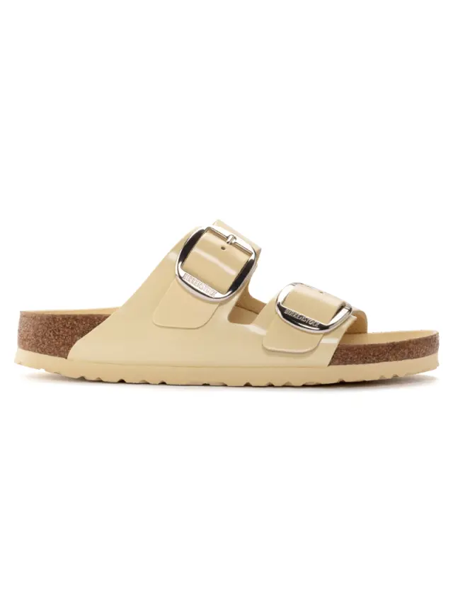 Birkenstock Πέδιλα Γυναικείο δέρμα λουστρίνι Κίτρινο BIR/ARIZONA BIG BUCKLE 1024161 BUTTER - 41 3