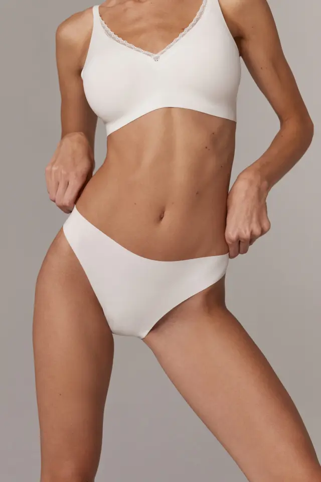 Aruelle Cade Cheeky Σλιπ Brazil Λευκό 2