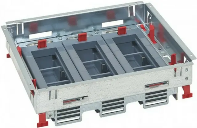 KIT 3 HORIZONTAL MOUNTING BOX EMPTY 3X6M STANDARD BOX 12/18M