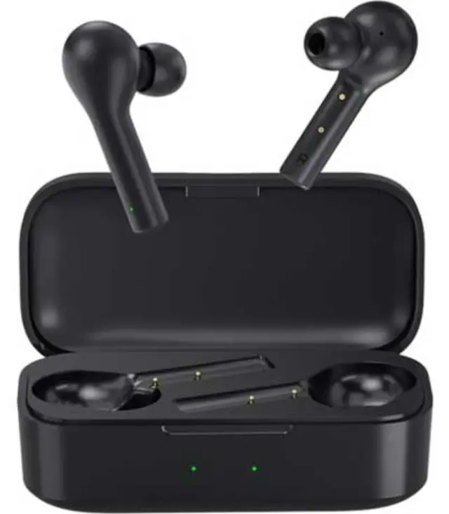 QCY T5 TWS BLACK TRUE WIRELESS EARBUDS 5.0 BLUETOOTH HEADPHONES – SPEAKER 6MM 70HRS