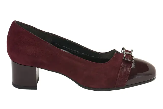 Soffice Sogno Γόβες Γυναικείο δέρμα Nubuck/δέρμα λουστρίνι Μπορντώ ASS/9632 VINO 3