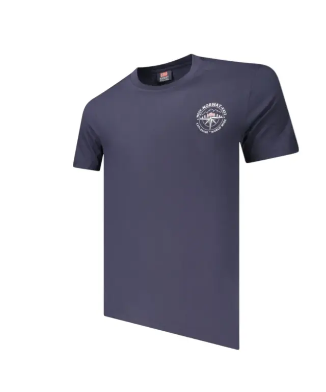 Norway Nautical School - Ανδρικό T-shirt Κοντομάνικο 856034-NAVY Μπλε Σκούρο 3