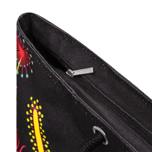 Pylones Υφασμάτινη Τσάντα με φερμουάρ / Shopping & Beach Bag: My Daily Bag (5 σχέδια) Jardin fleuri 3