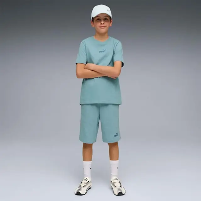 Puma Boy's Essentials Small No1 Logo Shorts Σιέλ 692974-47 (Puma) 3