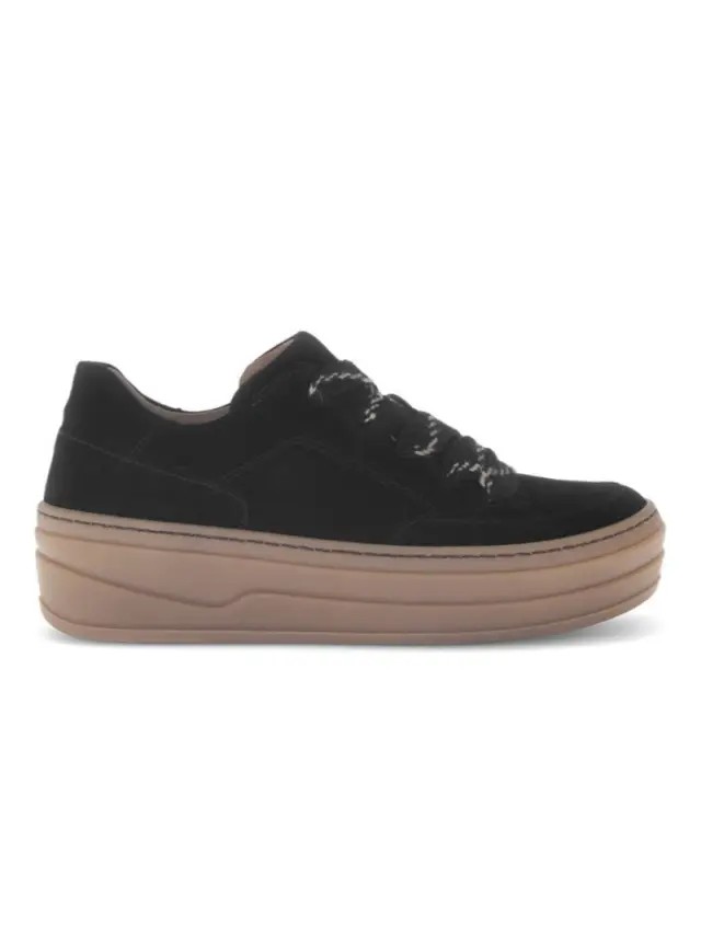Gabor Sneakers Γυναικείο δέρμα Nubuck Μαύρο GAB/73351 17-SCHWARZ 3