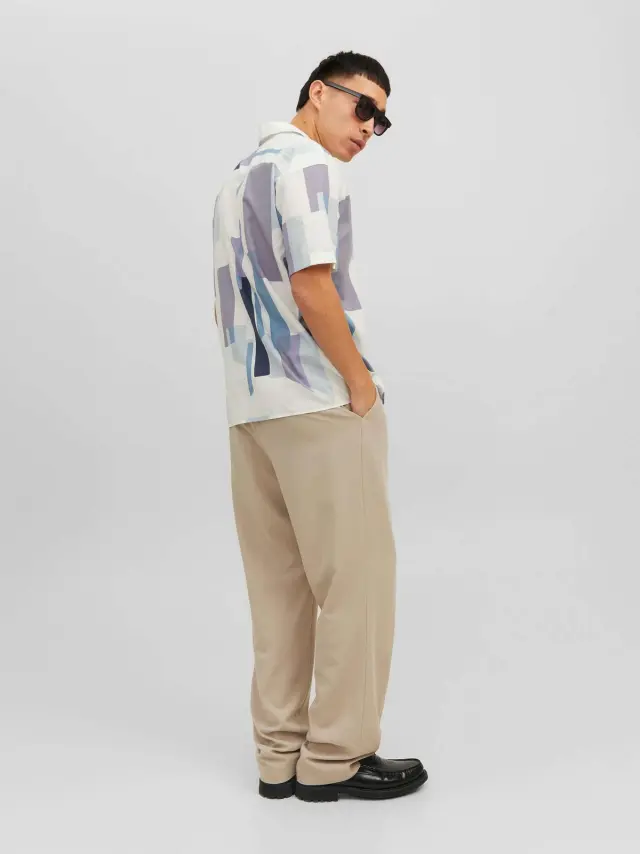 JPRBLAMOTIVE PRINT RESORT SHIRT S/S LN Marina - L 2