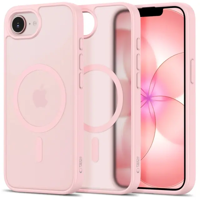 Tech-Protect® Basicmag MagSafe Θήκη για iPhone 16E/17E- Matte Soft Pink