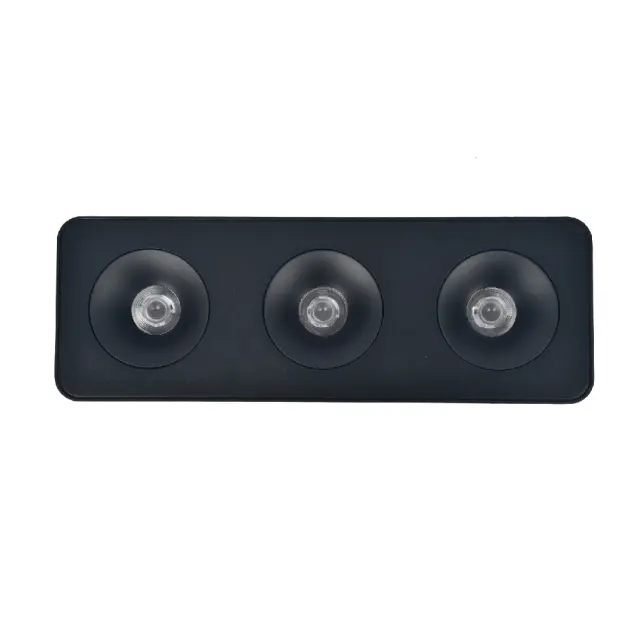 Inlight Downlight Mounted σποτ 3*8W 3CCT σε μαύρη απόχρωση (X00280B) 2