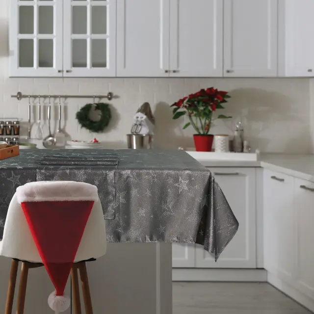 Das Home Christmas Runner 45Χ140 0718 Ασημι - Γκρι Ασημι - Γκρι 2