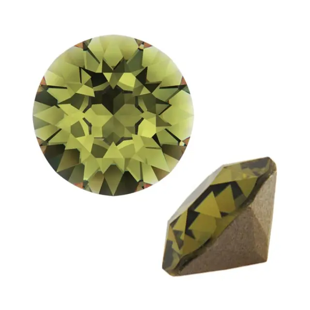 Swarovski 1088 Xirius Chaton Khaki PP24 Ø3.1x1.7mm ~72τεμ