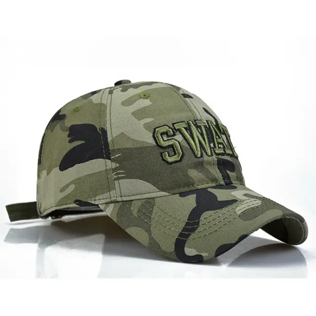 Ghetto Cap SWAT Army Camouflage Green 6-Panel 2