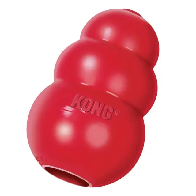 Kong Παιχνίδι Μάσησης & Ανάκτησης για Σκύλους Classic Κόκκινο - M