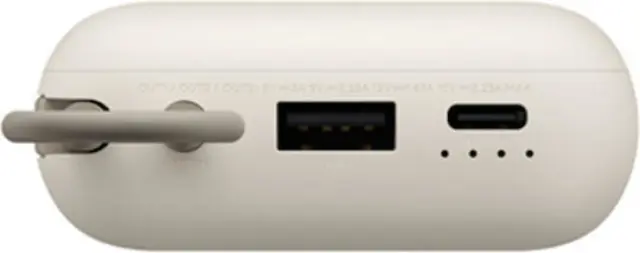 Xiaomi BHR9072GL Power Bank 10000mAh 22.5W με Ενσωματωμένο USB-C Καλώδιο, USB-A + USB-C, Quick Charge Μπεζ 3