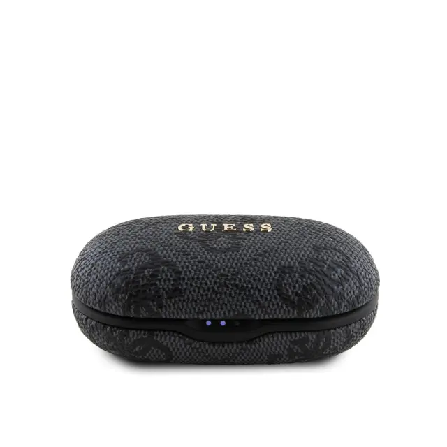 Guess PU 4G Metal Logo TWS Wireless Earphones Black 2