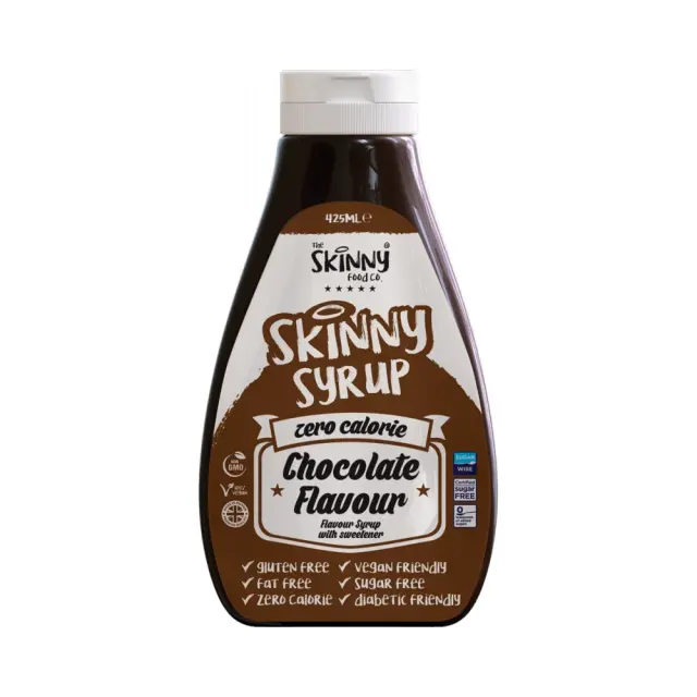 Zero Calorie Sugar Free Syrup Chocolate 425ml The Skinny Food Co