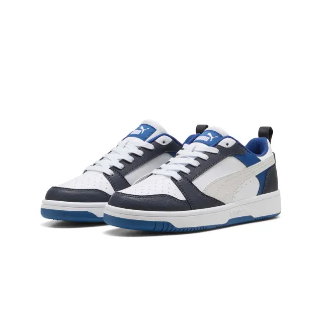 Puma Kids Rebound v6 Lo JR Άσπρο - Μπλε 393833-28 (Puma) - 38 3