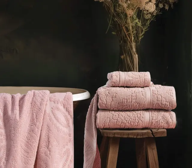 ΠΕΤΣΕΤΑ ΧΕΡΙΩΝ LOUIZA 30Χ50 NEF-NEF HOMEWARE PINK 2