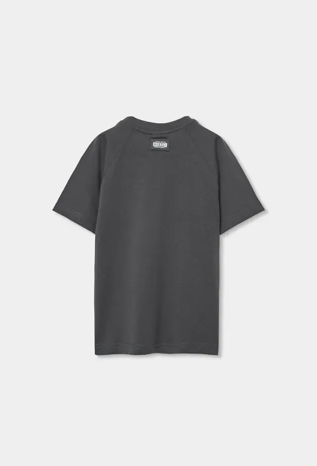 Boboli Knit t-shirt bicolour για αγόρι 603076-8116 2