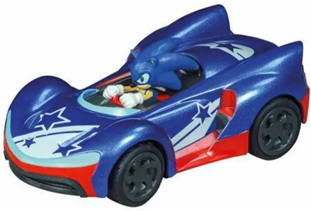 Carrera Pull Speed: Sonic The Hedgehog - Sonic the Hedgehog Pull-Back (Blue Stars) Vehicle 1:43 / 15818327 (CARRERA)