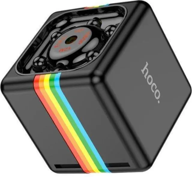 Hoco Mini Camera με Ανιχνευτή Κίνησης και Υπέρυθρες Μαύρη DI13