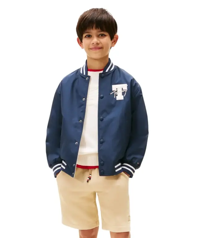 Tommy Hilfiger - Παιδικό Μπουφάν Reversible Back Logo Relaxed Bomber KB0KB09740-C1G Μπλε Σκούρο 2