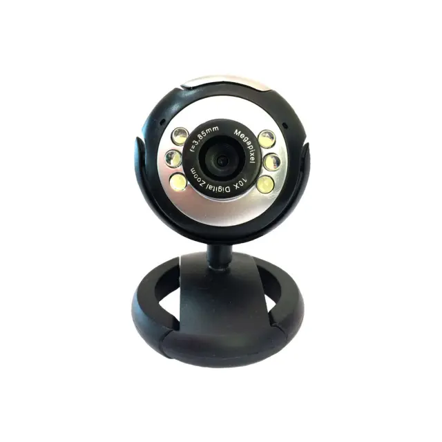 POWERTECH Web Camera PT-509 1.3MP, Plug & Play, μαύρη