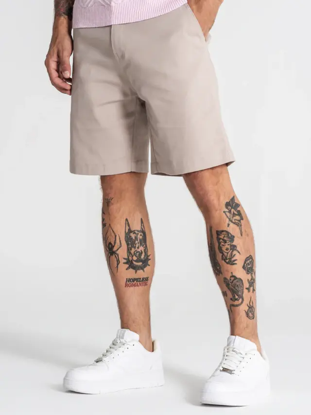 Gianni Kavanagh Ανδρικό GK Chinos Shorts – Beige - XL 2