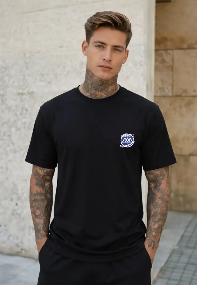 T-shirt Noshame® Oversized Μαύρο με τύπωμα - 142659 - XXL 2